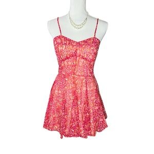 Pink Spaghetti Strap Dress